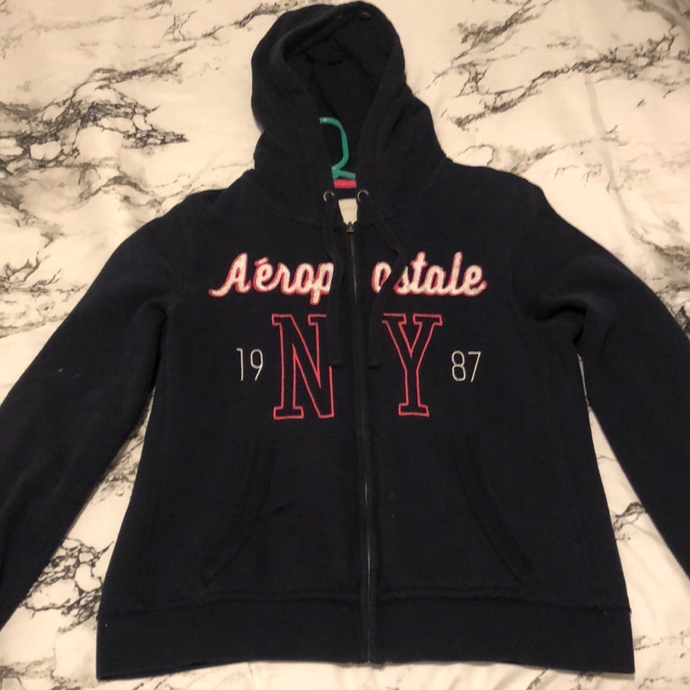 aeropostale dark blue hoodie